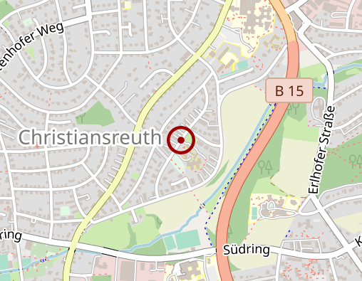 Karte: Hospitalstiftung Hof ambulanter Pflegedienst gemeinnützige GmbH