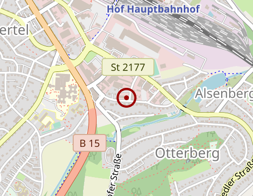 Karte: Hochfränkische Werkstätten Hof