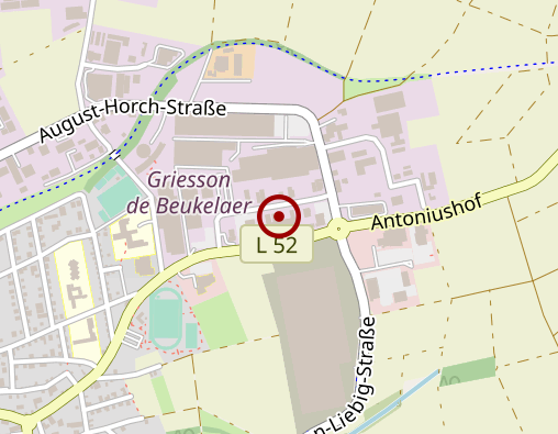 Karte: Caritas-Werkstätten XTERN