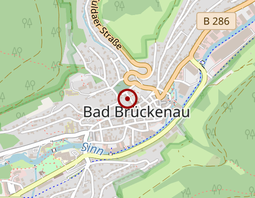 Karte: Sozialer Pflegedienst der Landeskirchlichen Gemeinschaft Bad Brückenau gGmbH