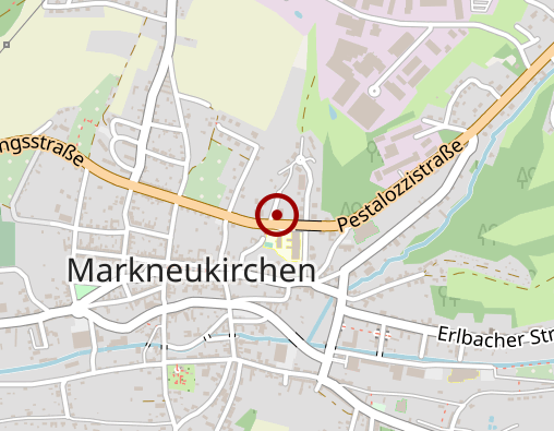 Karte: Verein für Gemeindediakonie Markneukirchen e.V. Betreutes Wohnen