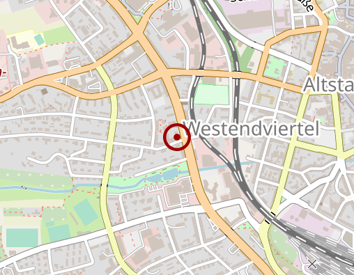 Karte: Bayerisches Rotes Kreuz Kreisverband Hof Tagespflege Gute Stube