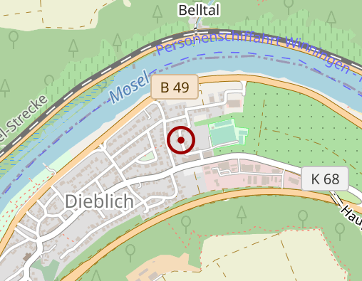 Karte: Seniorenzentrum Dieblich GmbH Ambulanter Pflegedienst