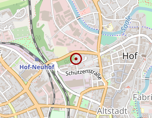 Karte: Hospizverein Hof e. V.