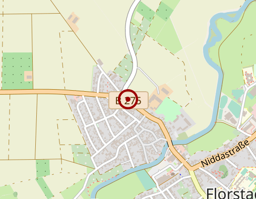 Karte: Taxizentrale Florstadt