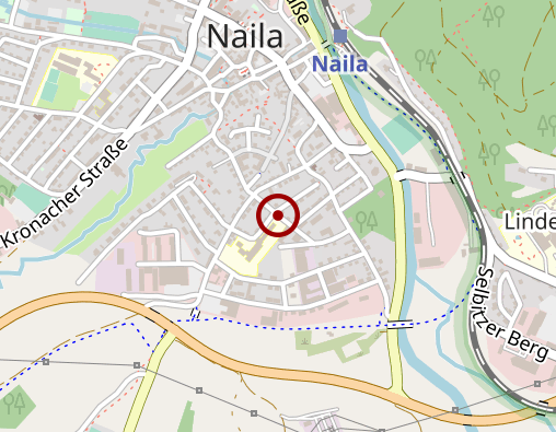 Karte: Diakoniewerk Martinsberg e.V. Zentrale Diakoniestation Naila