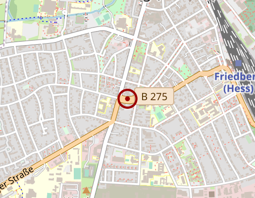 Karte: Domicil - Seniorenpflegeheim Friedberg GmbH vollstationäre Pflege