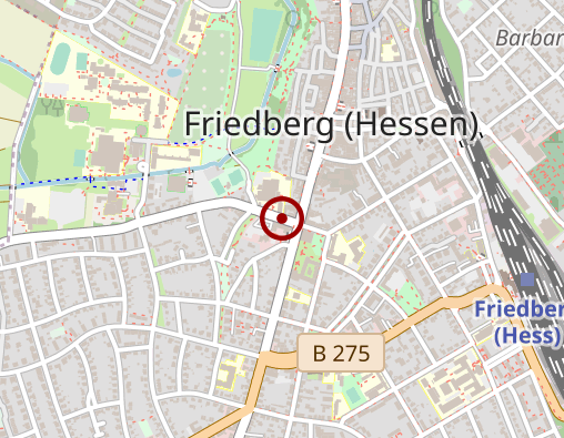 Karte: Kliniken des Wetterau Kreises gGmbH Ambulante Pflege