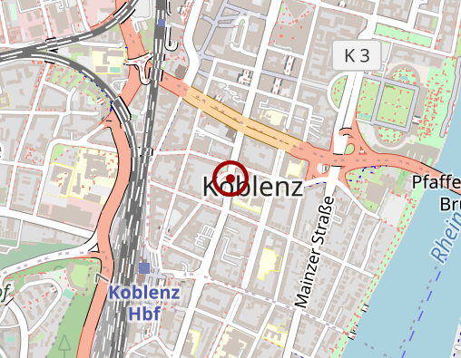 Karte: AWO Kreisverband Koblenz-Stadt e. V.