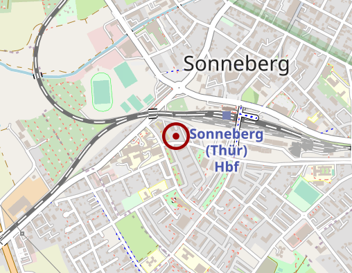 Karte: Medison Sozialstation Sonneberg