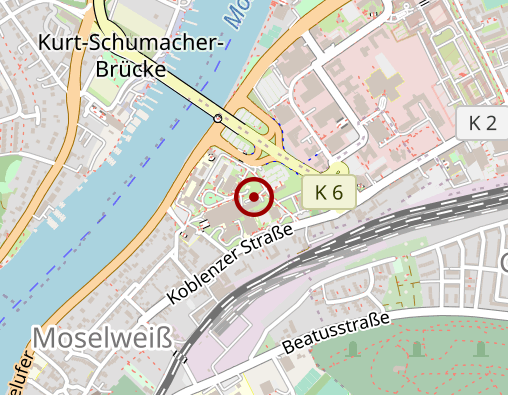 Karte: Gemeinschaftsklinikum Mittelrhein gGmbH