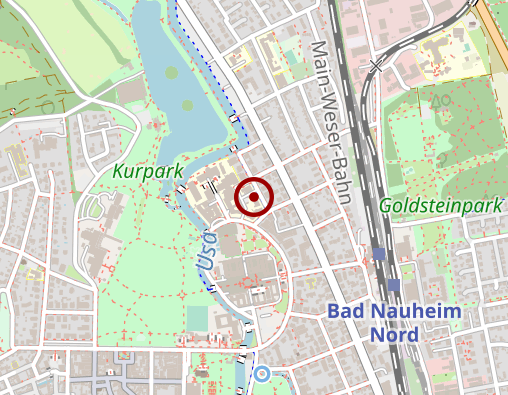 Karte: Margaretenhof GmbH DOREAFAMILIE Bad Nauheim Haus Württemberg I