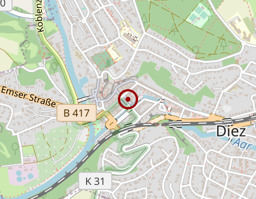 Karte: Apotheke am Markt in Diez