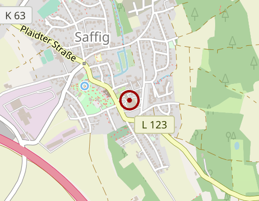 Karte: Barmherzige Brüder Saffig, Fachklinik für Psychiatrie und Psychotherapie