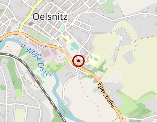 Karte: Tagespflege des Obervogtländischen  Vereins für Innere Mission Marienstift  e.V.