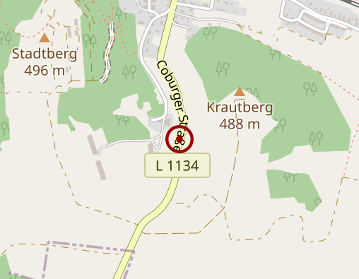 Karte: Verein zur sozialen und beruflichen Integration e.V. (VSBI), Geschäftsstelle Hildburghausen/ Sonneberg