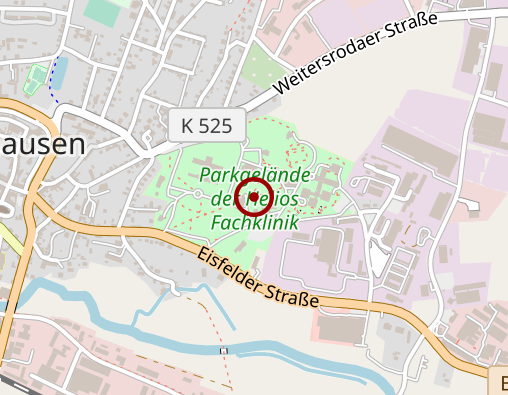 Karte: Helios Fachkliniken Hildburghausen