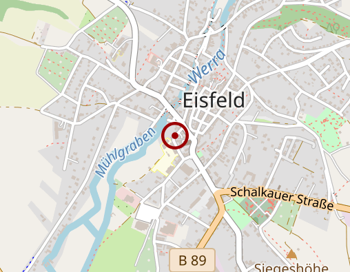 Karte: Sozialräumlicher Helferkreis Eisfeld