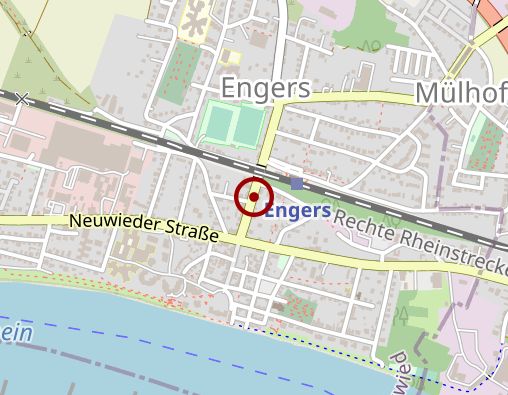 Karte: Apotheke in Engers