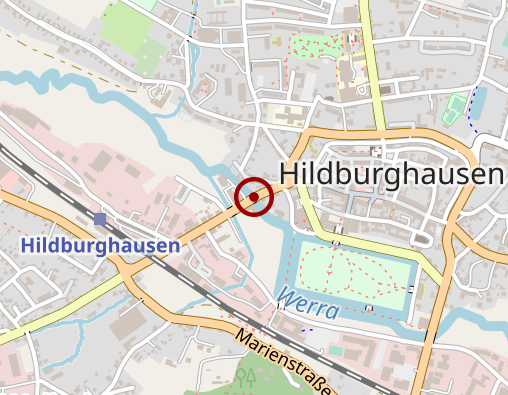 Karte: Sozialstation Hildburghausen