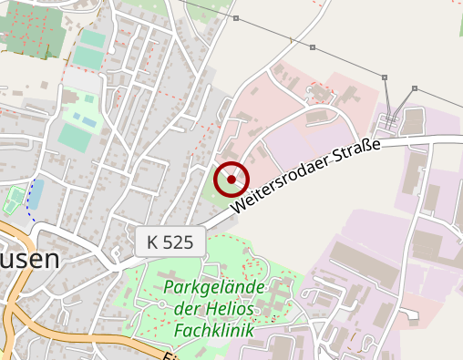 Karte: Johanniter-Unfall-Hilfe e.V. Regionalverband Südthüringen Tagespflege Haus Abendrot Hildburghausen