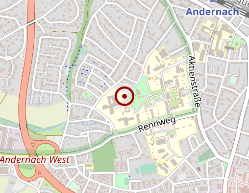 Karte: Gerontopsychiatrische Geriatrische Tagesstätte der Rhein-Mosel-Fachklinik Andernach