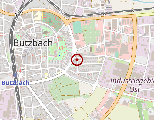 Karte: evergreen Pflege- und Betreuungszentrum Butzbach GmbH