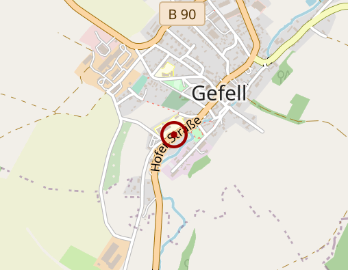 Karte: Lebenskulturhaus Gefell