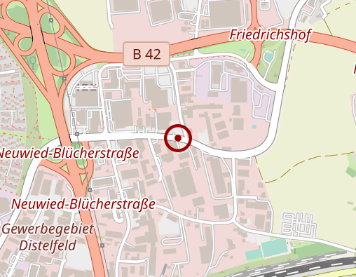 Karte: AWO Kreisverband Neuwied e. V., Fachbereich Beschäftigung