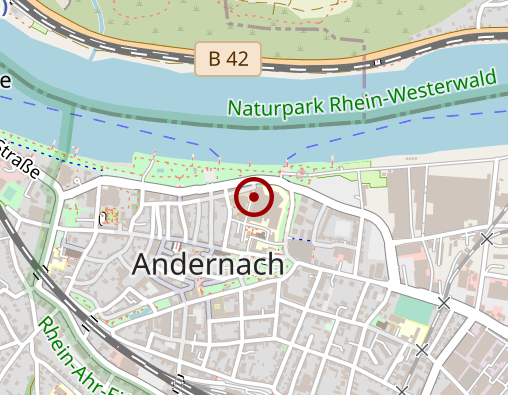 Karte: St. Nikolaus-Stiftshospital GmbH Andernach