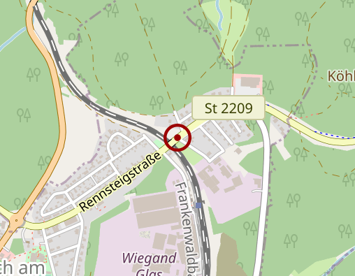 Karte: BRK Sozialstation "Oberer Frankenwald"