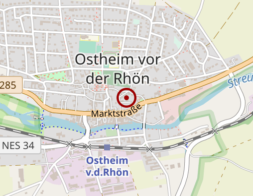 Karte: Diakoniestation Rhön