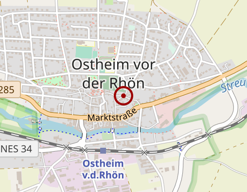 Karte: Diakonie - Tagespflege Rhön