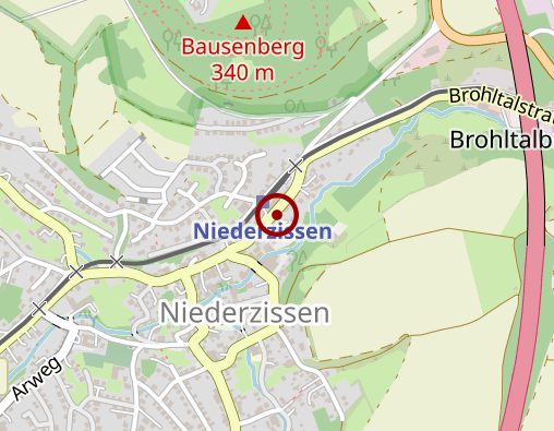 Karte: Physikalisches REHA-Center Brohltal