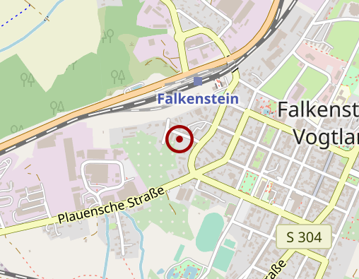 Karte: DRK Pflegedienst GmbH Auerbach Sozialstation Falkenstein