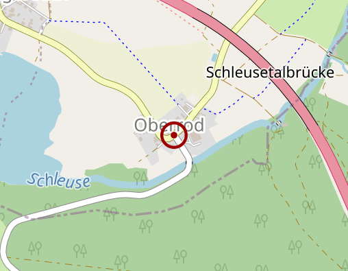 Karte: Schleusinger REHA Werkstätten Werkstatt Oberrod