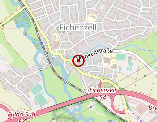 Karte: Caritas-Sozialstation Vorderrhön / Ulstergrund