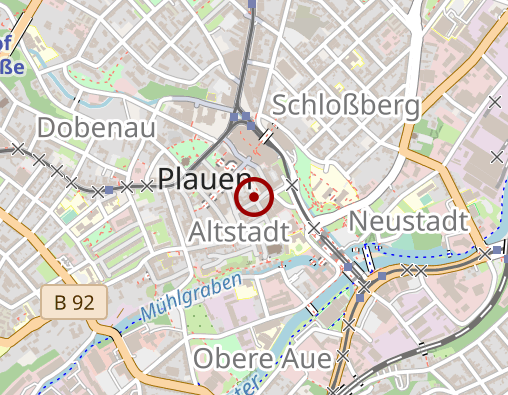 Karte: TÜV Medizinisch- Psychologisches Institut GmbH Servicecenter Plauen