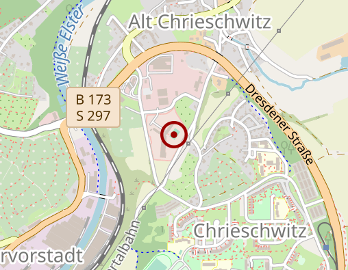 Karte: Eigenbetrieb Rettungsdienst Vogtland