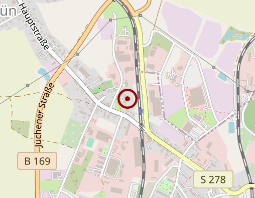 Karte: Vollstationäre Pflegeeinrichtung für pflegebedürftige, behinderte Menschen "Kirsche-Haus"