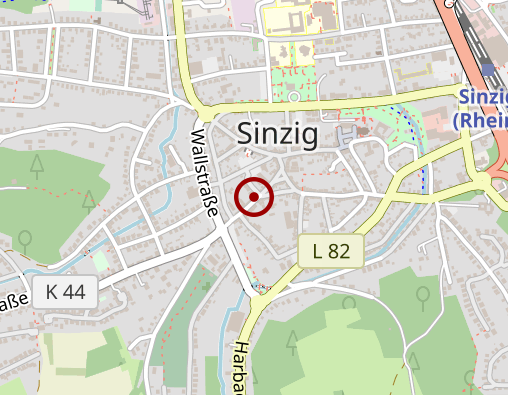 Karte: Sinziger Mietwagen & Taxi