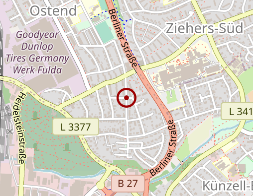 Karte: Lanos Care Fulda GmbH