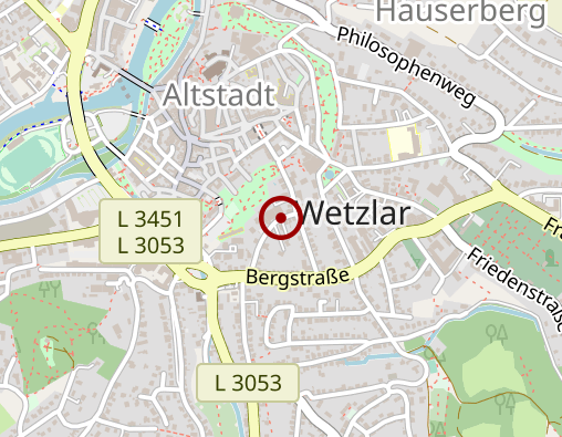 Karte: Alzheimer Gesellschaft Mittelhessen E.V. - Helferinnenkreis-