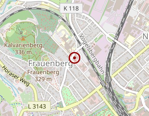 Karte: Caritas Sozialstation Fulda/Lüdertal