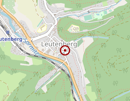 Karte: Fachkrankenhaus für Dermatologie Schloss Friedensburg GmbH