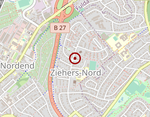 Karte: Caritas Sozialstation Fulda/Lüdertal