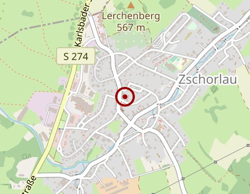 Karte: Seniorenwohnpark Zschorlau