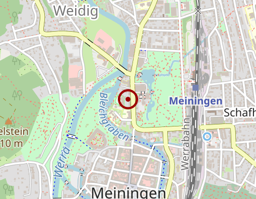 Karte: VS KV Schmalkalden-Meiningen e.V. Ambulanter Pflegedienst Meiningen