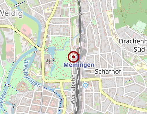 Karte: Meininger Taxi-Ruf