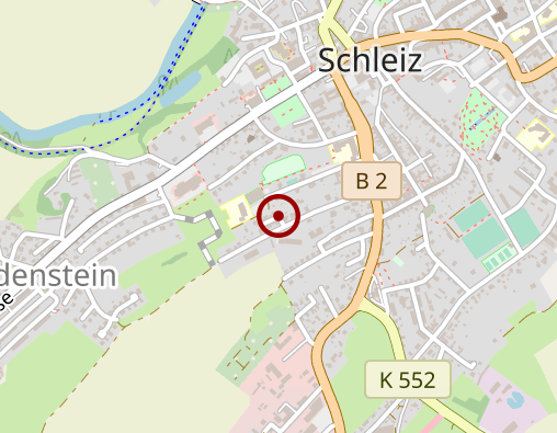 Karte: Herbert Feuchte Stiftungsverbund gGmbH, Familienunterstützender Dienst Schleiz